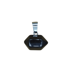 Dije de doble punta mini de piedra obsidiana