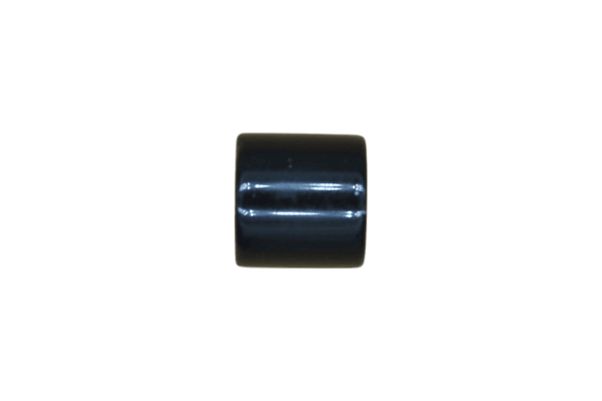 Tubo con perforación de piedra obsidiana | 9mm x 9mm