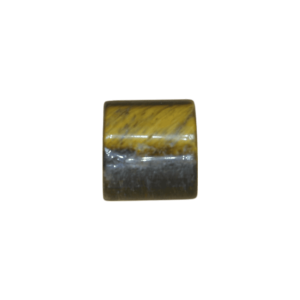 Tubo con perforación de piedra ojo de tigre | 9mm x 9mm