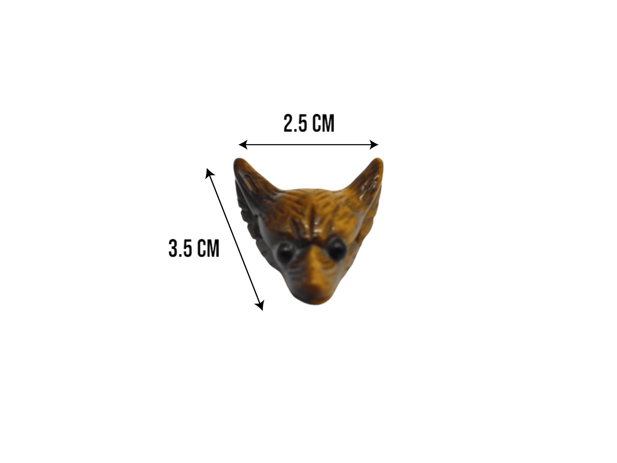 Dije de lobo de ojo de tigre - Imagen 2