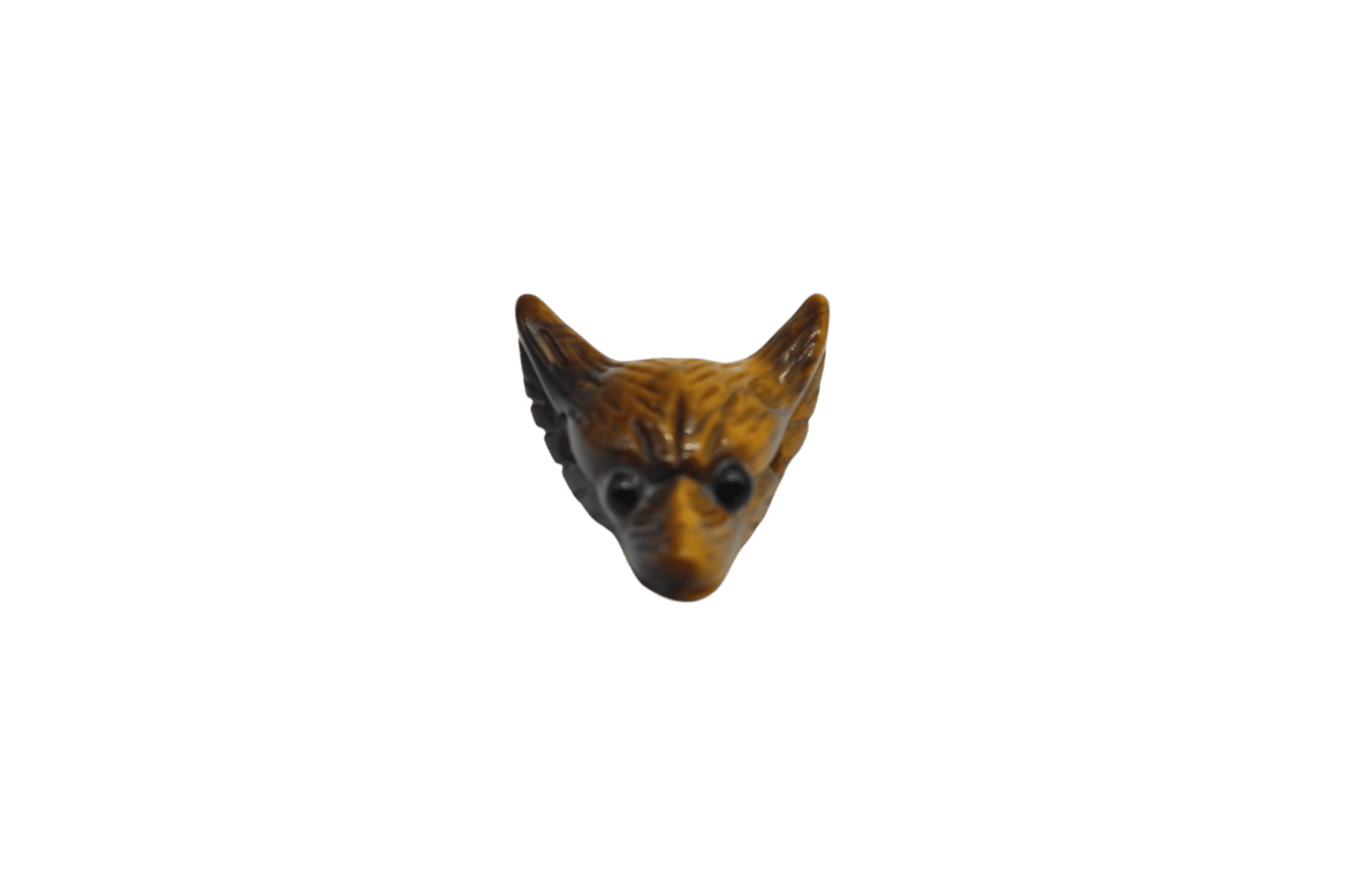 Dije de lobo de ojo de tigre