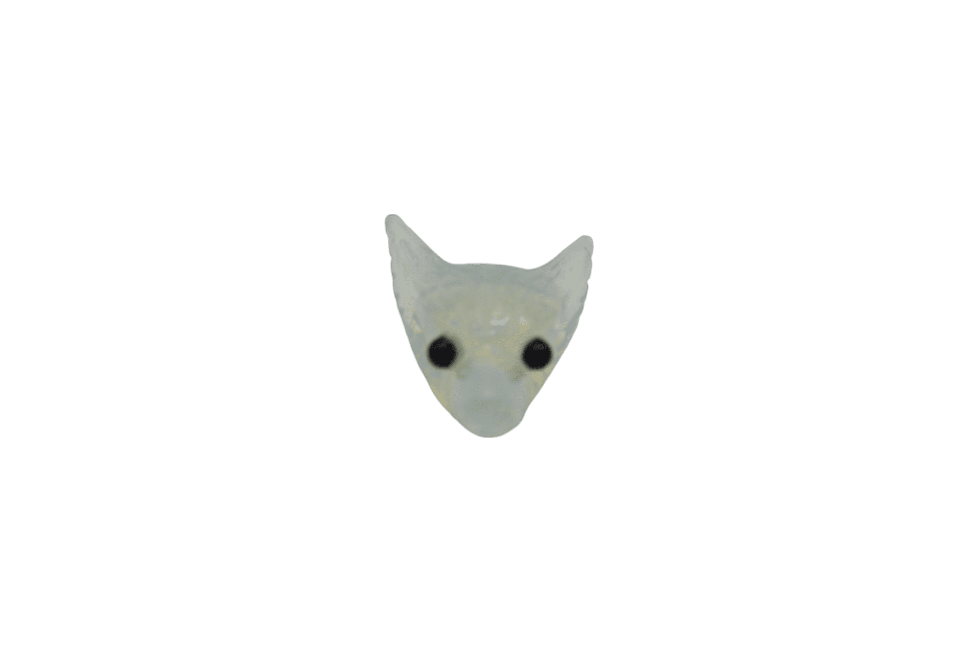 Dije de lobo de piedra luna (opalita)