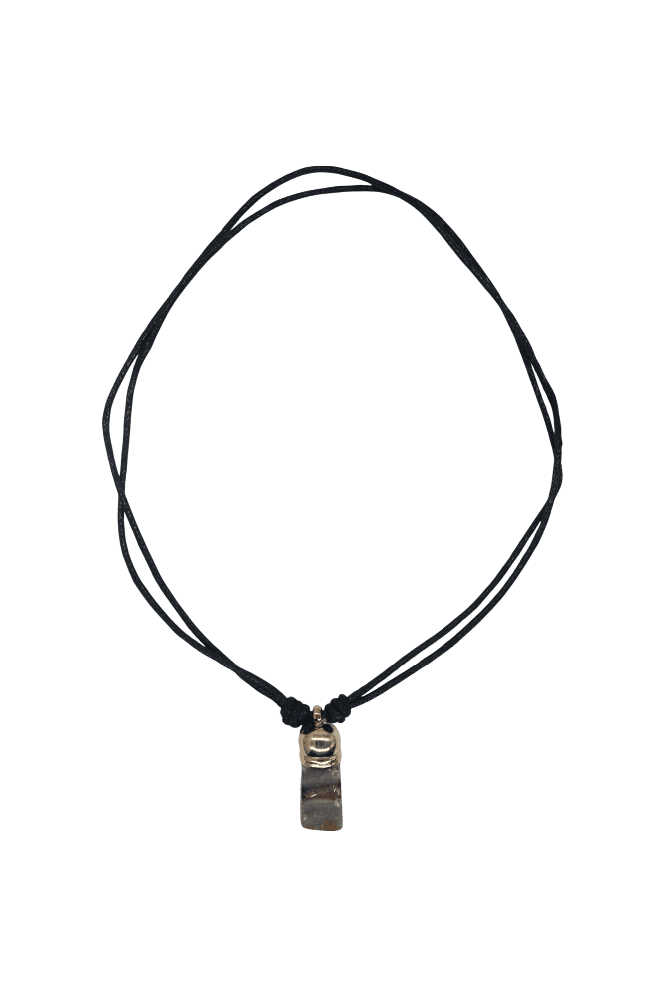 Collar de piedra ágata crazy con capuchón dorado - Imagen 2
