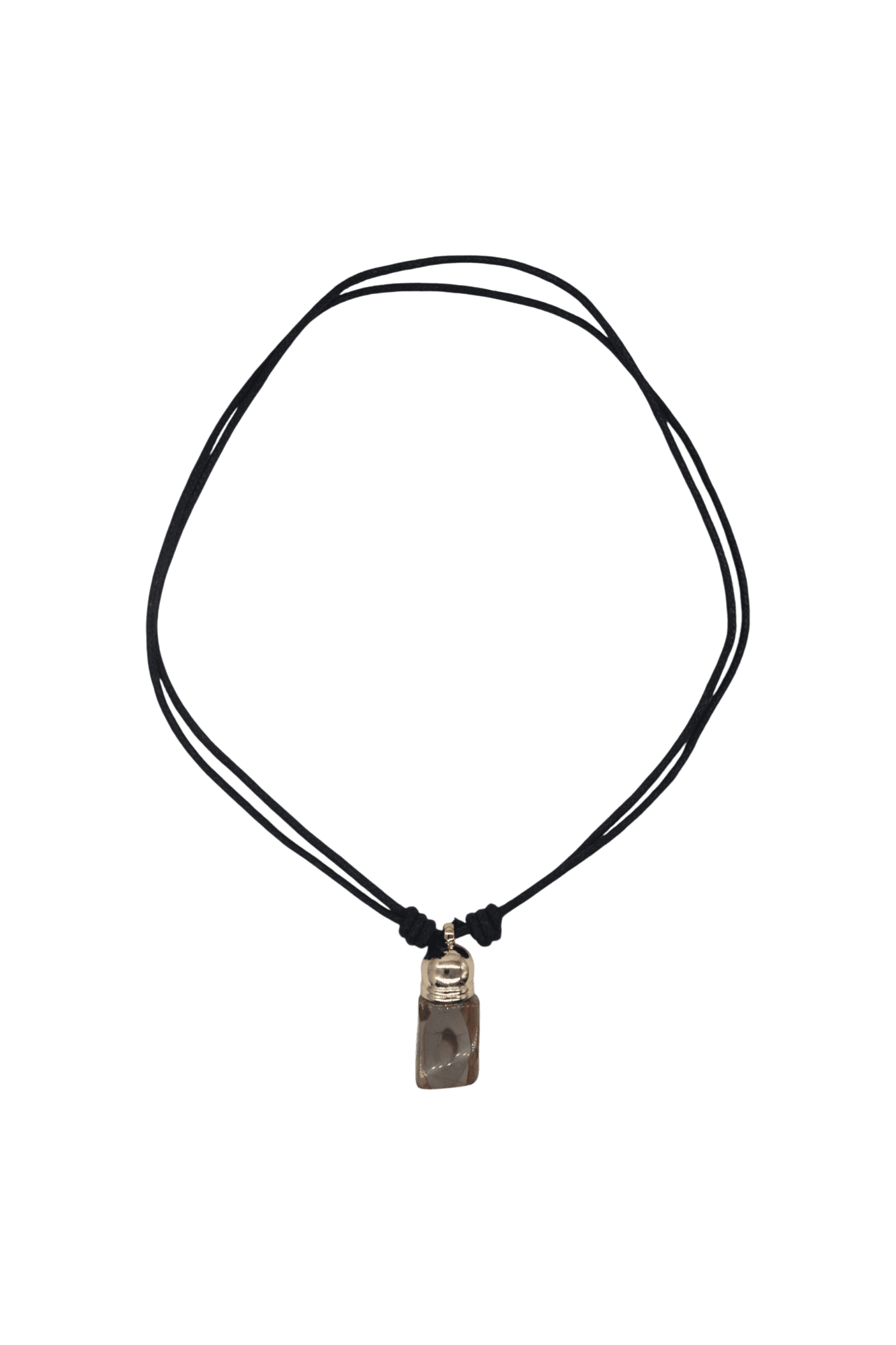 Collar de piedra royal jasper imperial con capuchón dorado - Imagen 2