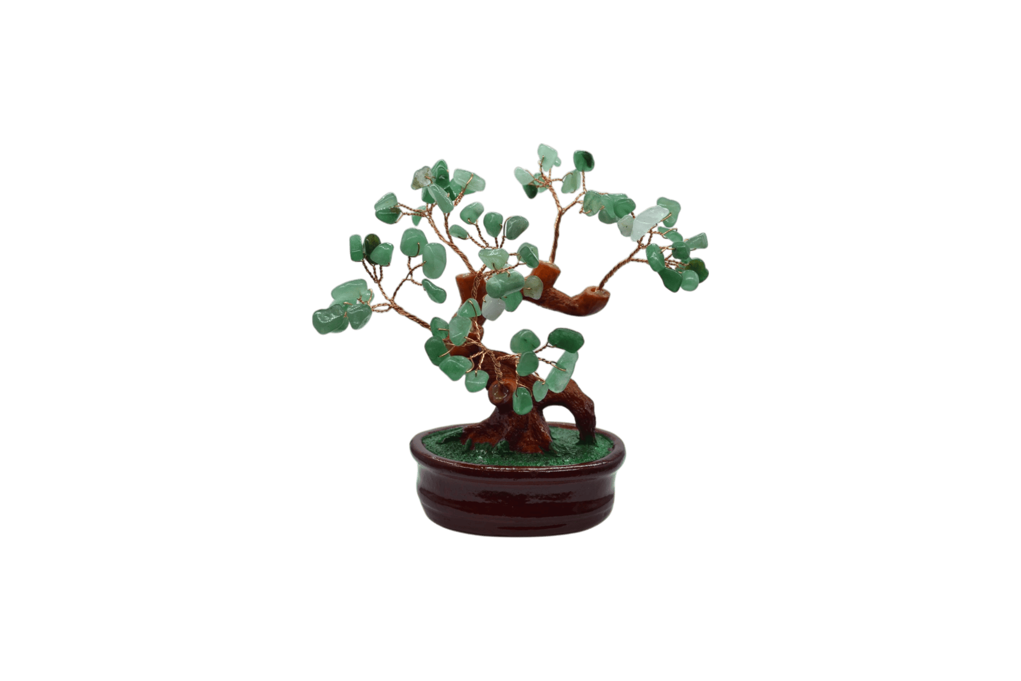 Arbolito de cuarzo verde | 9cm x 16cm