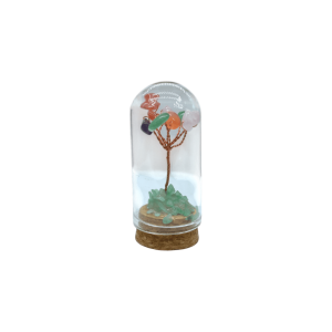 Arbolito de cuarzo mixto encapsulado | 2.5cm x 6cm