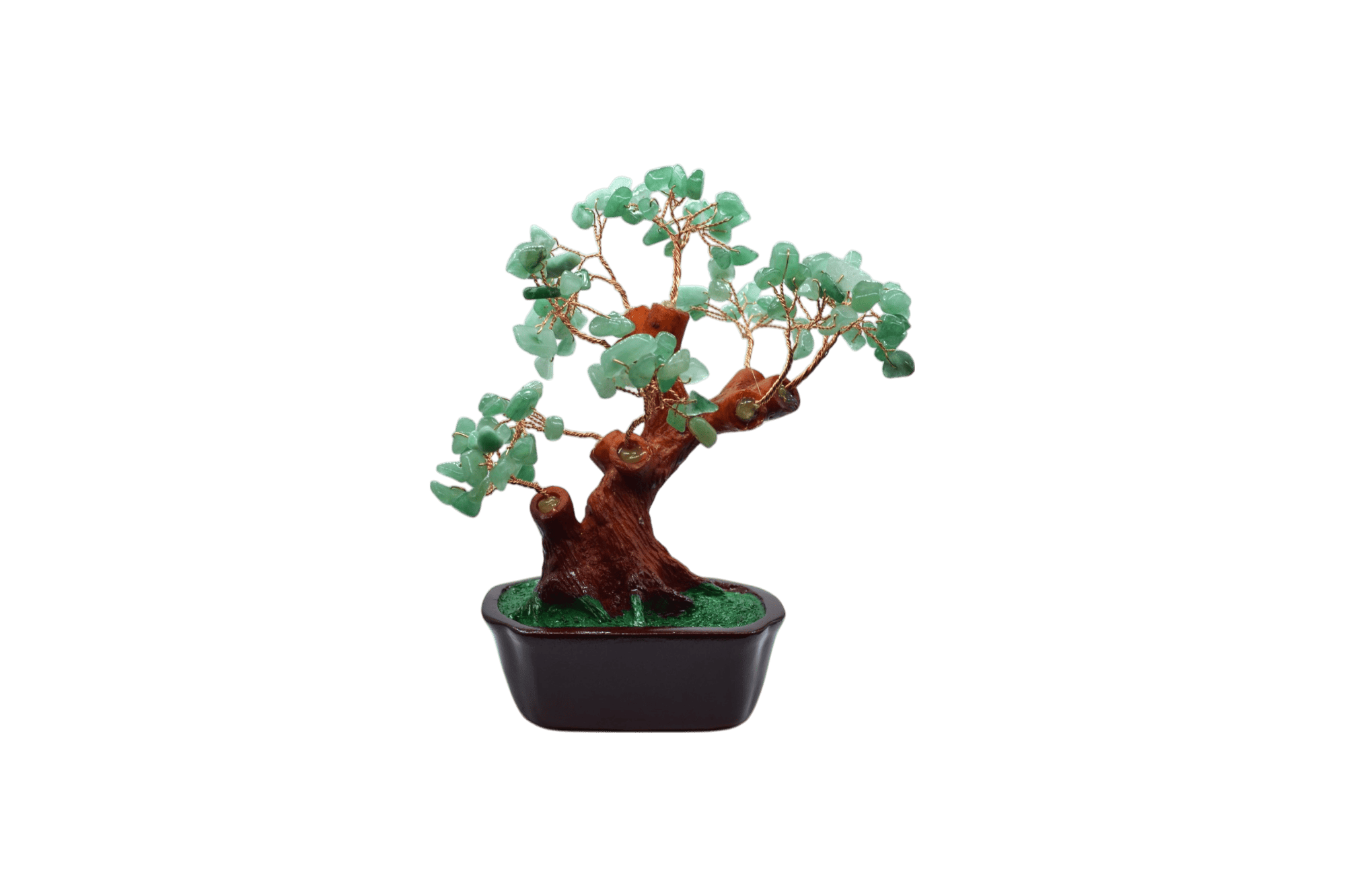 Arbolito de cuarzo verde | 11cm x 19cm