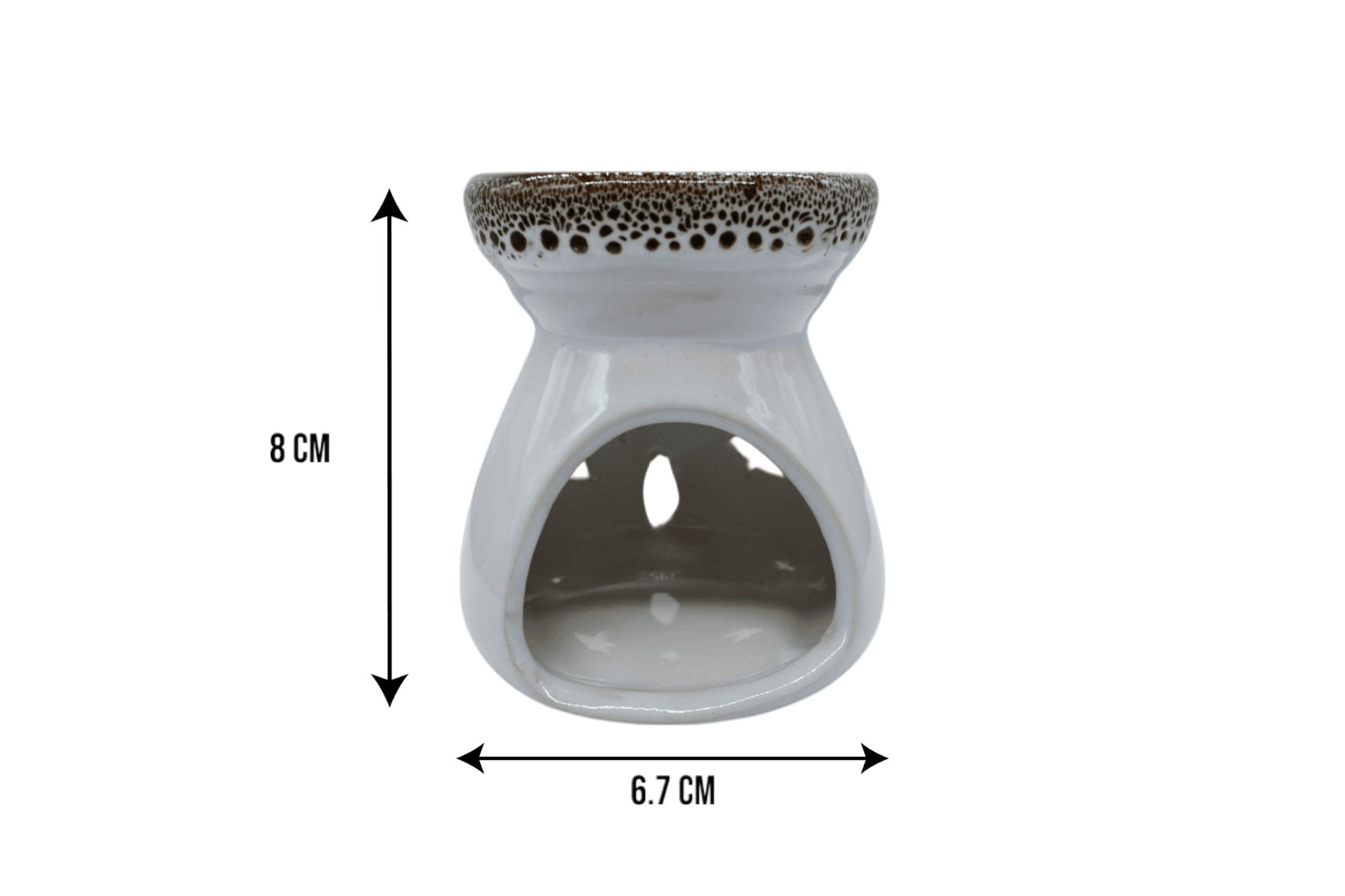 Difusor de cerámica en forma circular | Color blanco - Imagen 4