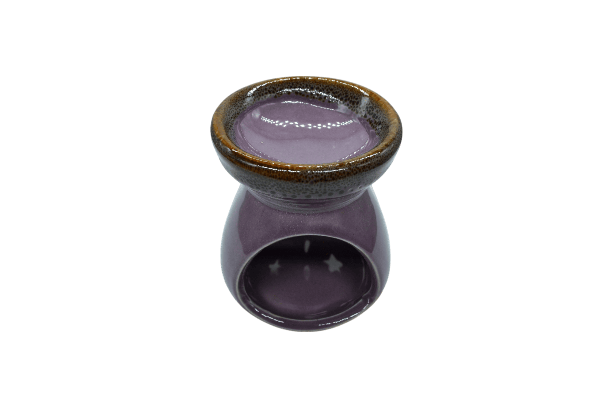 Difusor de cerámica en forma circular | Color morado - Imagen 3