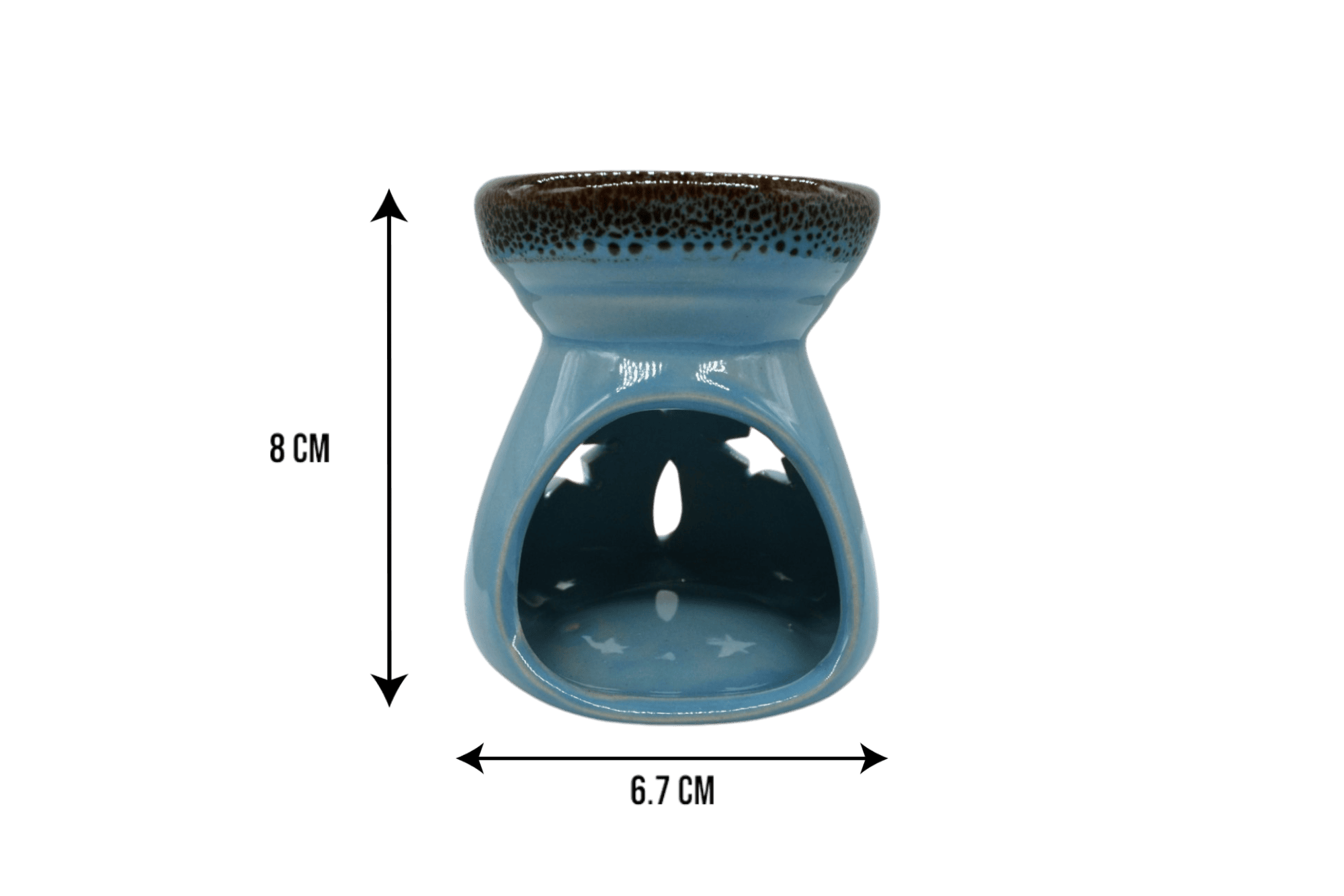 Difusor de cerámica en forma circular | Color azul - Imagen 4