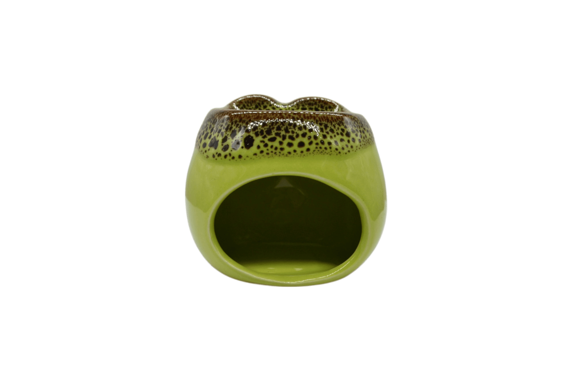 Difusor de cerámica en forma de búho | Color verde - Imagen 2