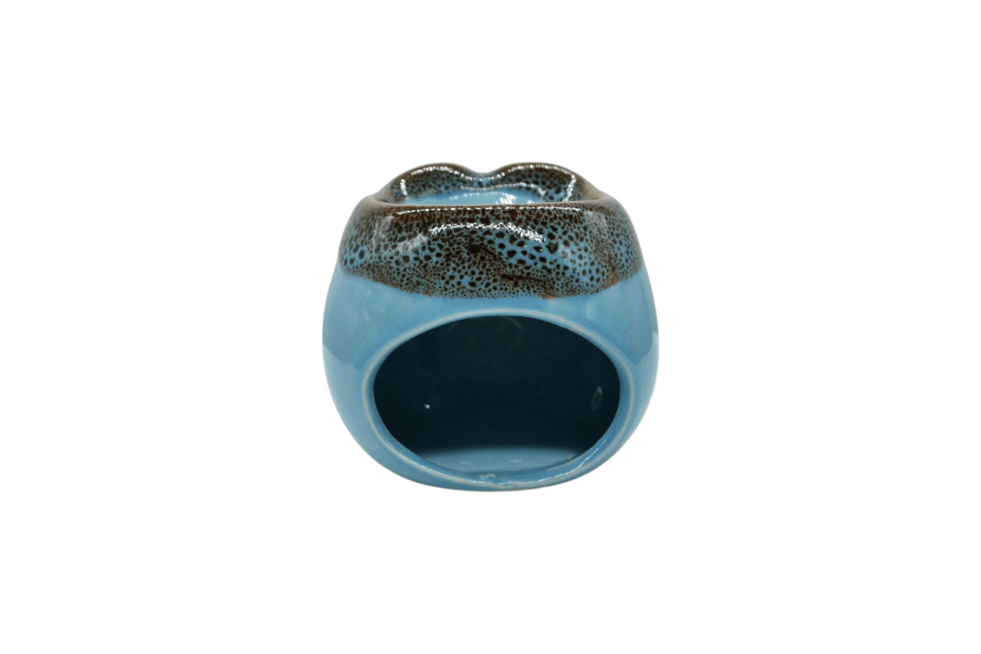 Difusor de cerámica en forma de búho | Color azul - Imagen 2