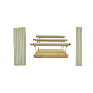 EXHIBIDORES PARA ANILLOS DE MADERA