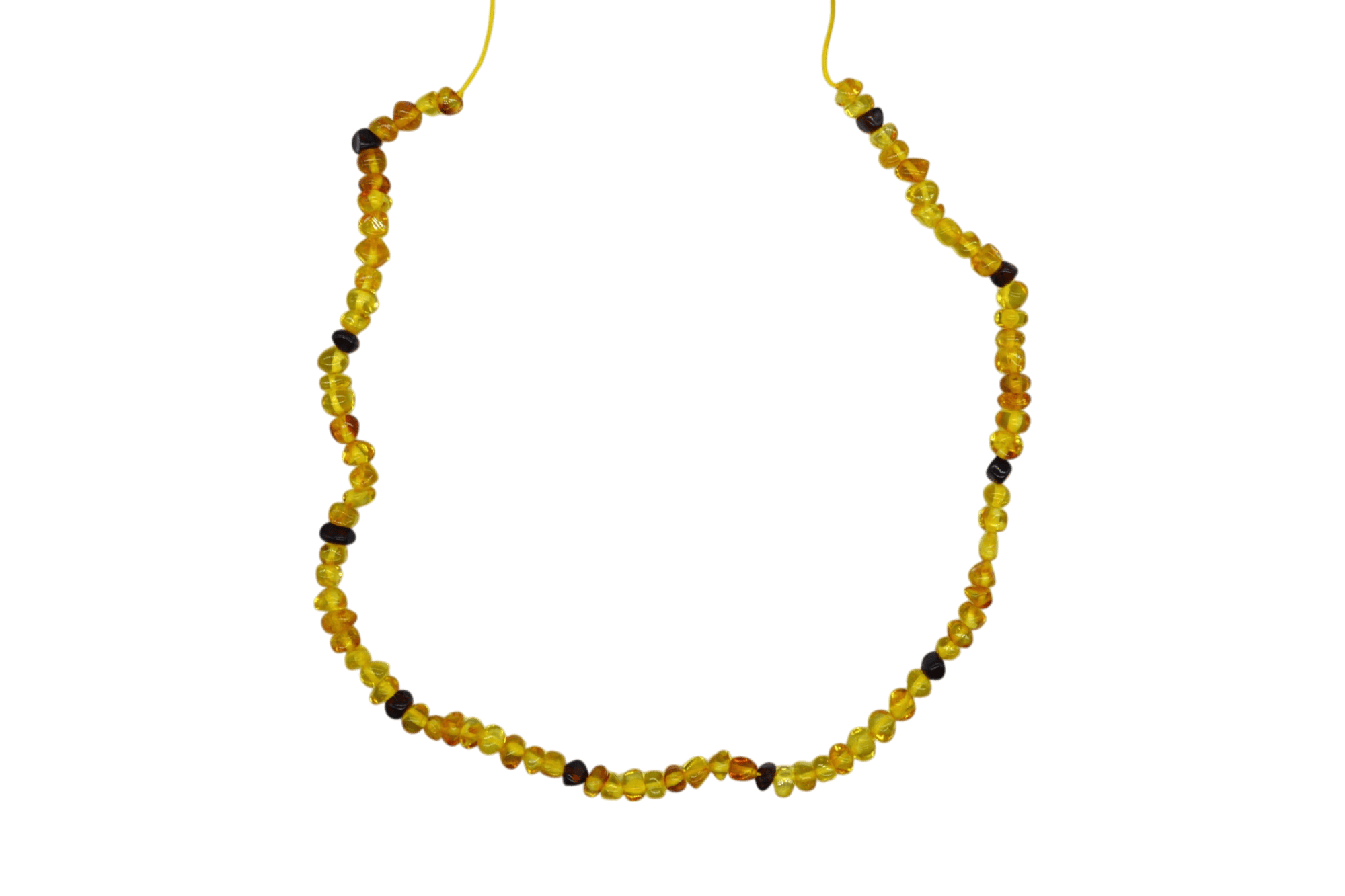 Tira de ámbar tipo cuentas amorfas de 5mm x 6mm | Modelo 6 - Imagen 2