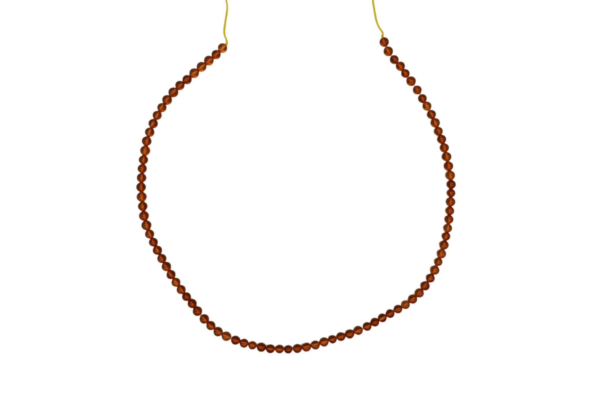 Tira de ámbar rojo de cuentas tipo bolita de 4mm | Modelo 4 - Imagen 2
