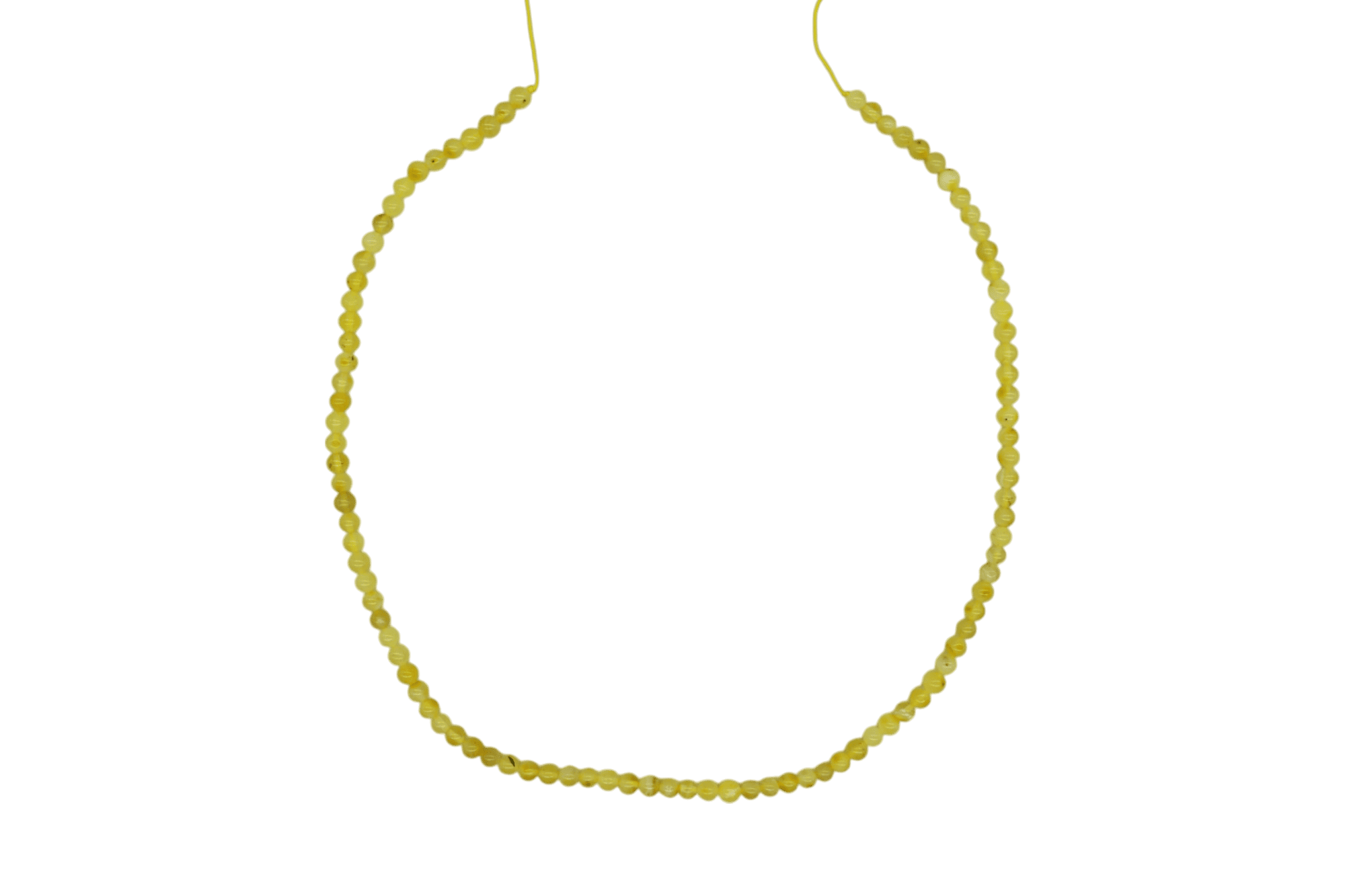 Tira de ámbar de cuentas tipo bolita de 4mm | Modelo 5 - Imagen 2