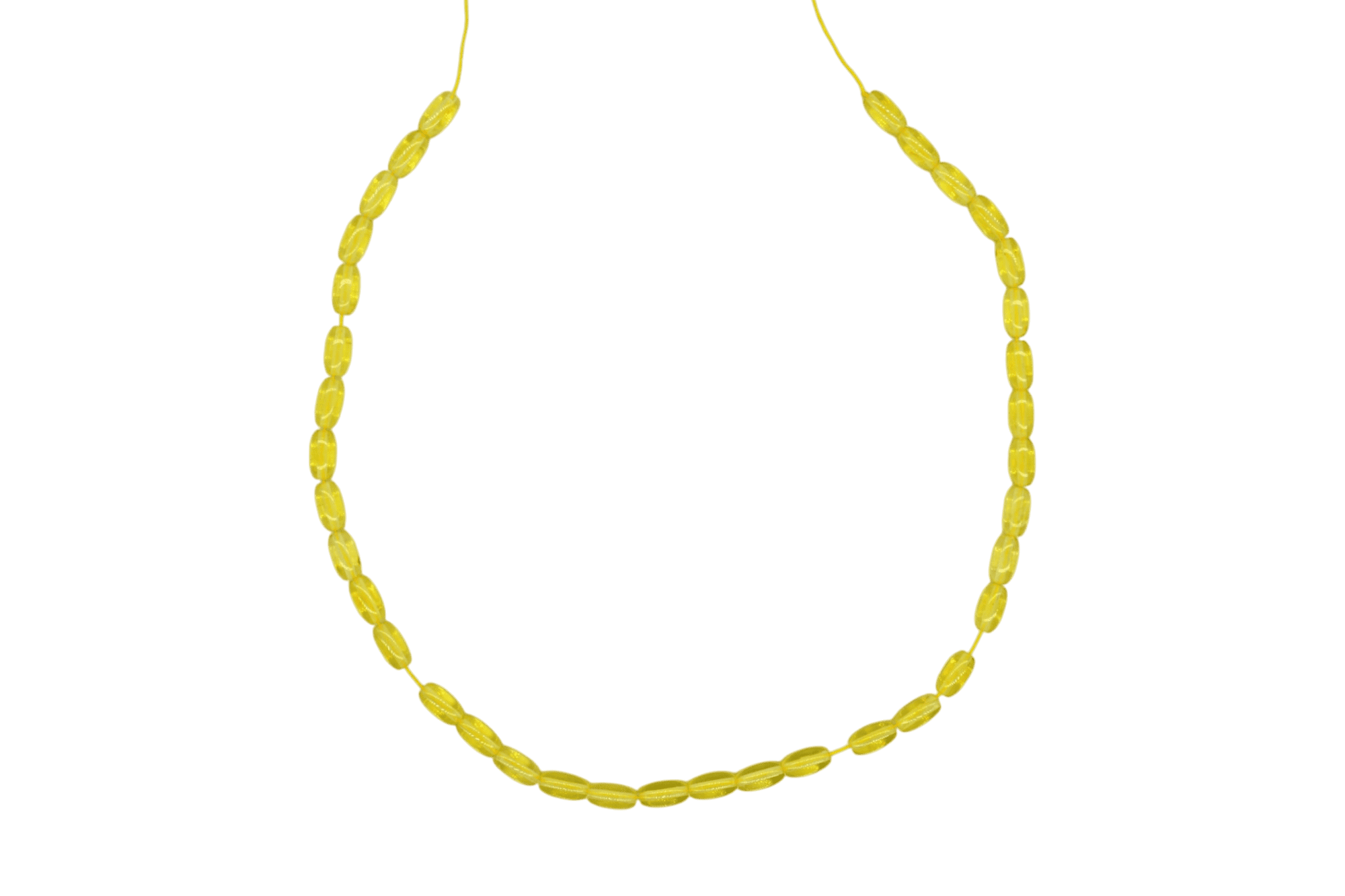 Tira de ámbar de cuentas tipo oval de 5mm x 8mm | Modelo 10 - Imagen 2