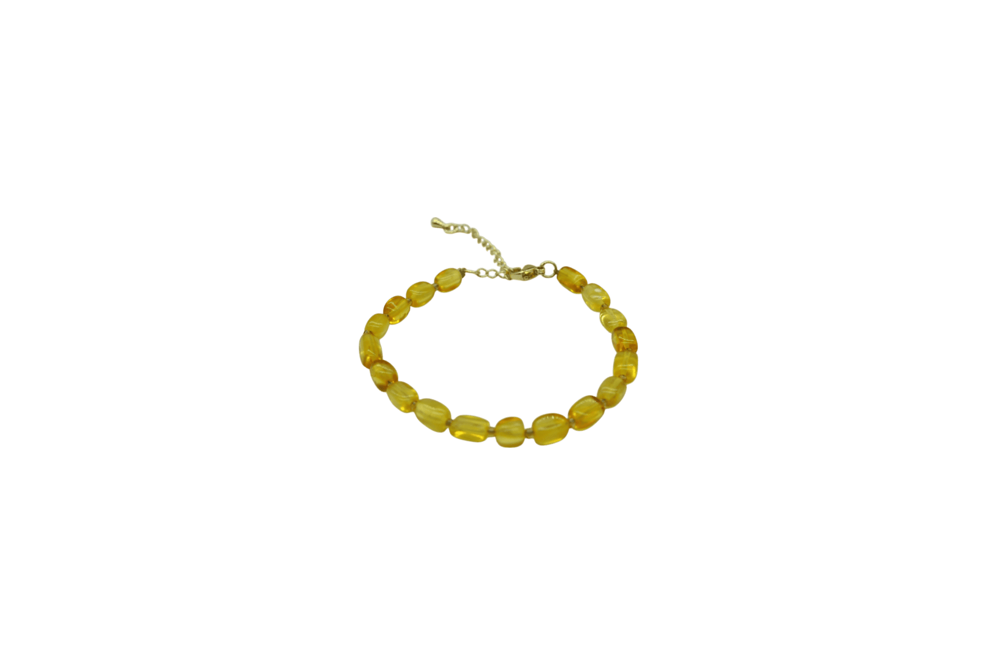 Pulsera de ámbar tipo oval de 5mm x 8mm