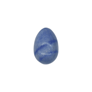 Huevo de cuarzo azul