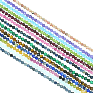 TIRAS DE PIEDRAS FACETADAS DE 3MM