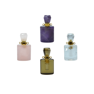 PERFUMEROS DE PIEDRA EN FORMA CUADRADA