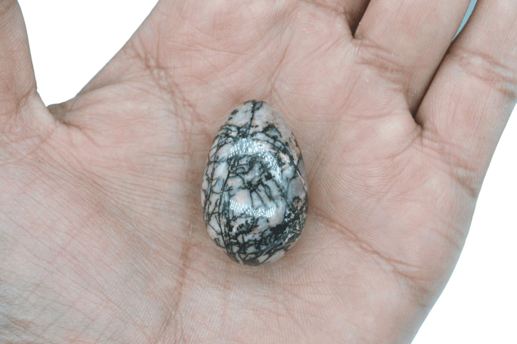 Huevo de piedra rodonita - Imagen 2