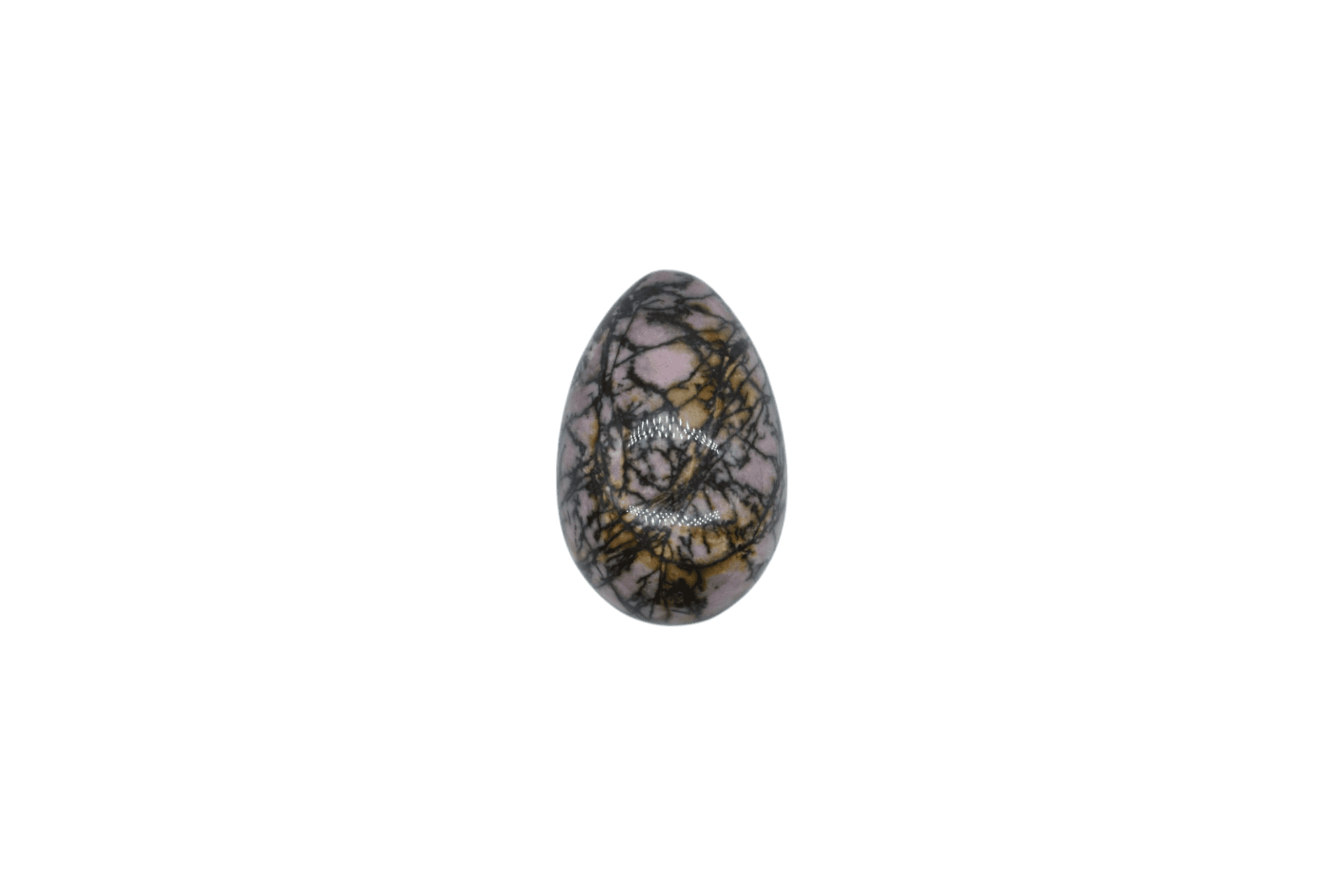 Huevo de piedra rodonita