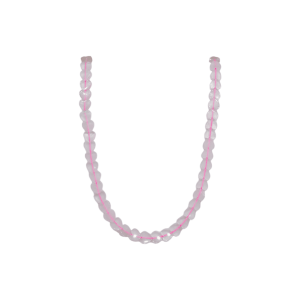 Tira de cuarzo rosa en forma de corazón | 4mm x 6mm