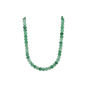 Tira de cuarzo verde en forma de corazón | 4mm x 6mm