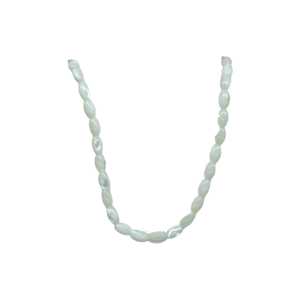 Tira de madre perla en forma de oval | 5mm x 8mm