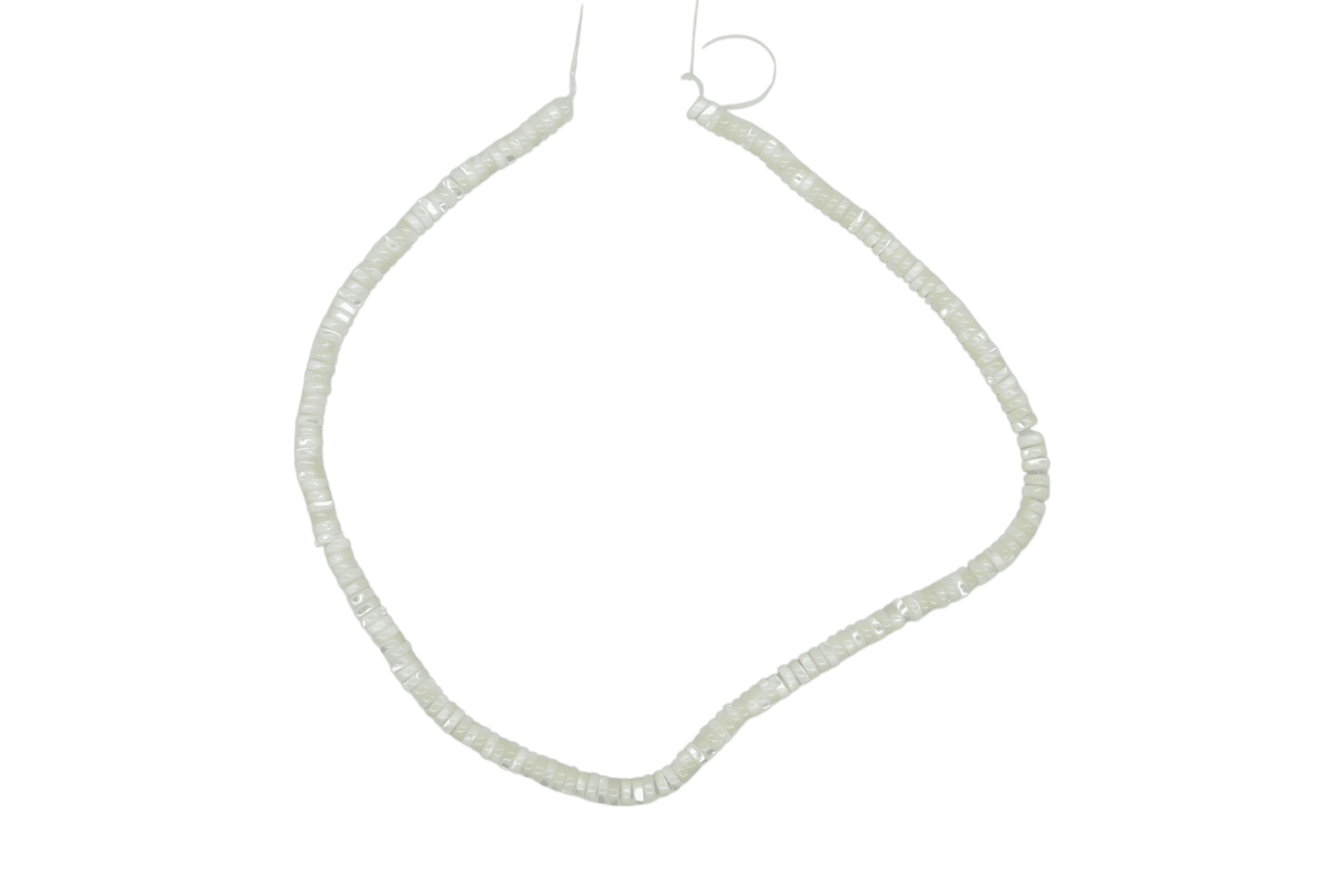 Tira de madre perla en forma de puka | 2mm x 6mm - Imagen 2