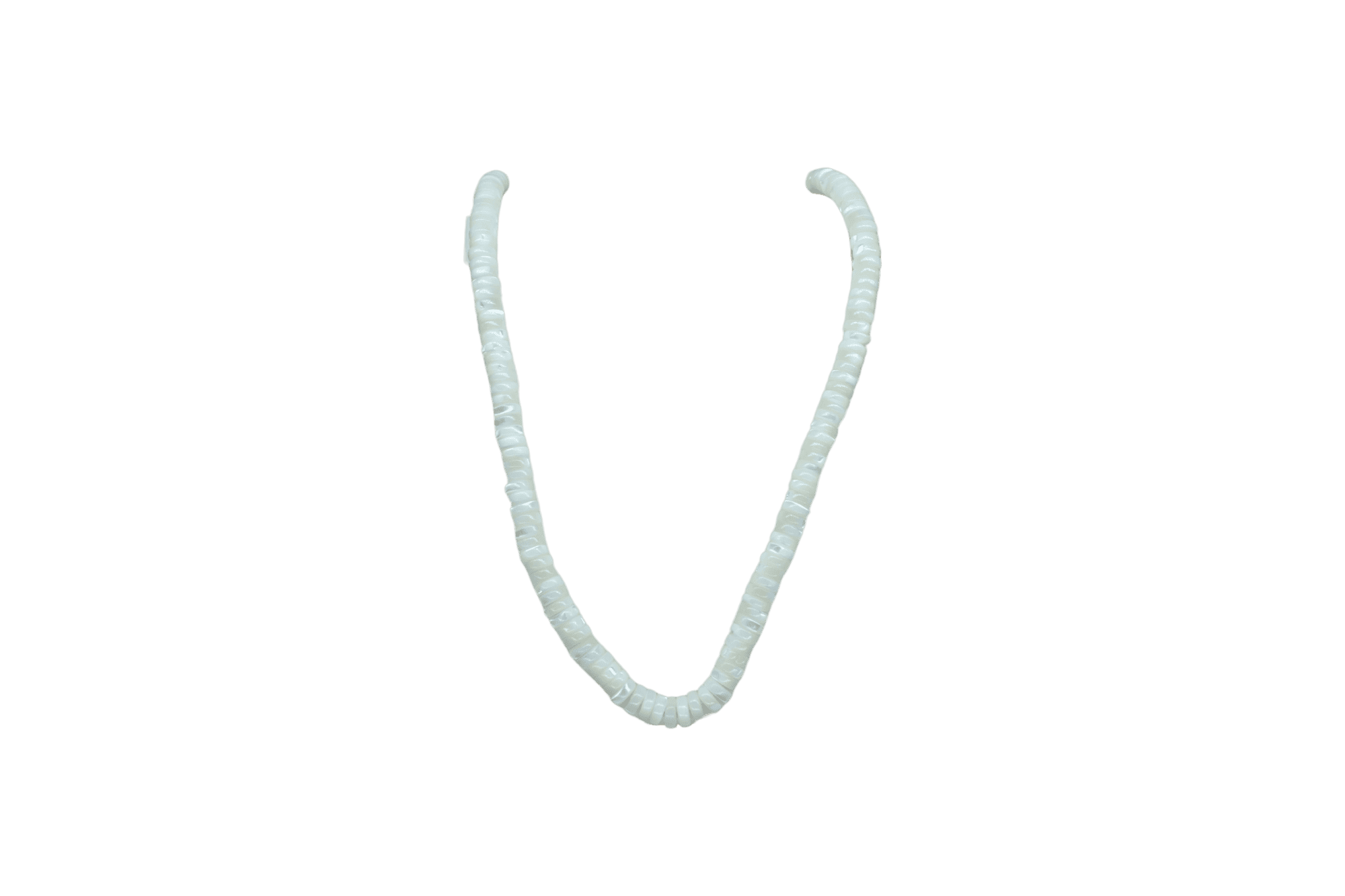 Tira de madre perla en forma de puka | 2mm x 6mm
