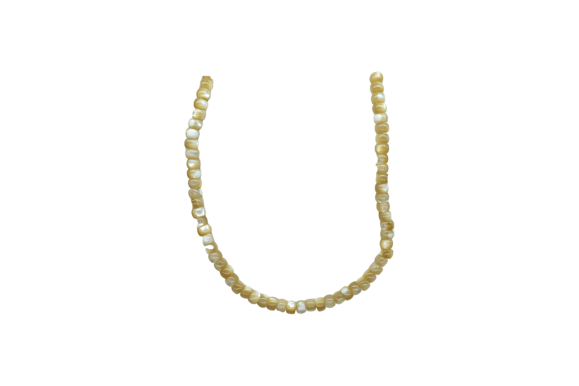 Tira de madre perla en forma de dona | 4mm x 6mm