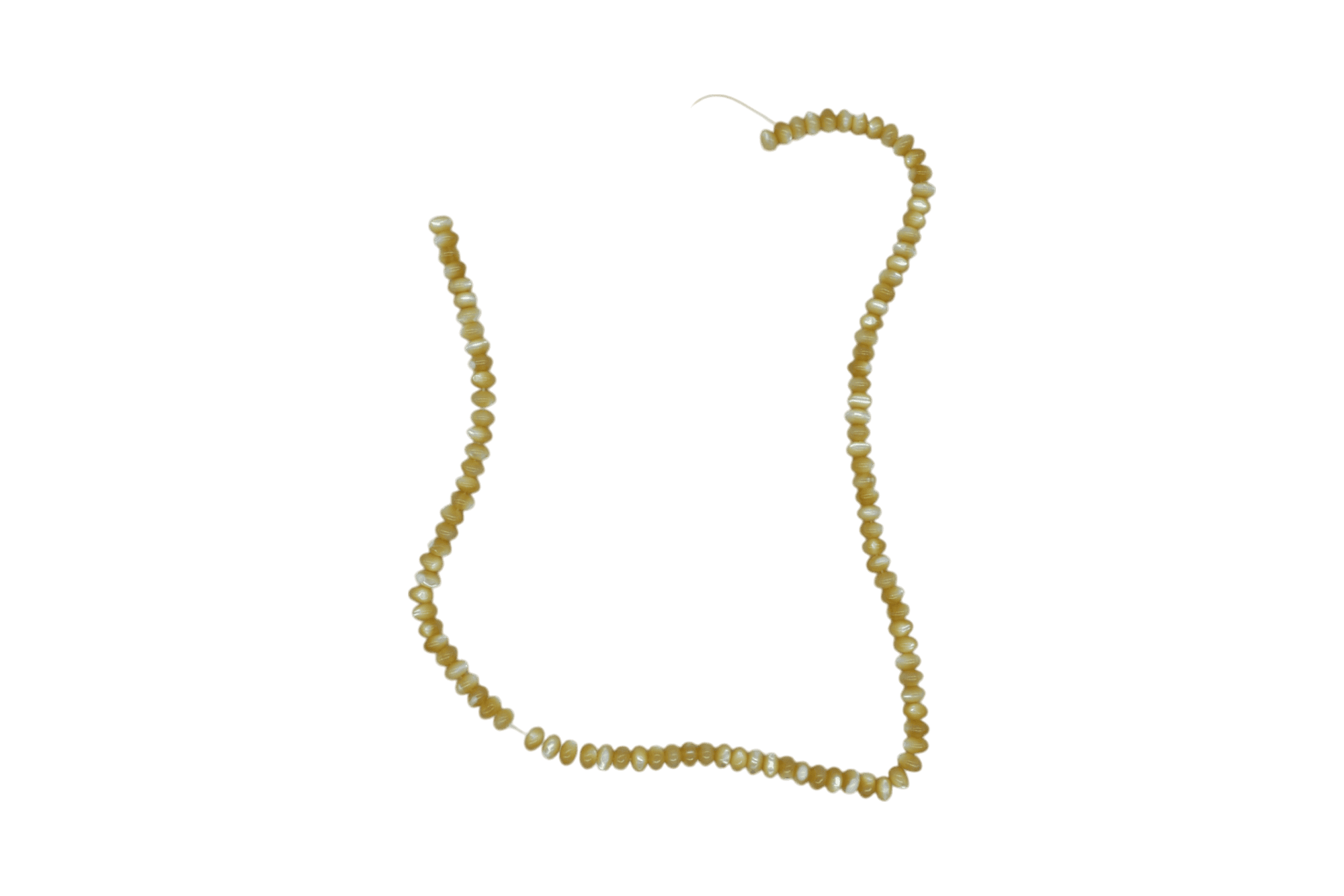 Tira de madre perla en forma de dona | 4mm x 6mm - Imagen 2