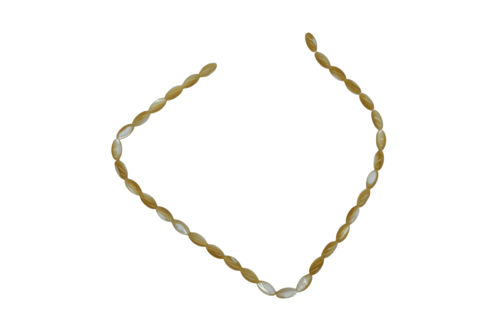 Tira de madre perla en forma oval | 6mm x 12mm - Imagen 2