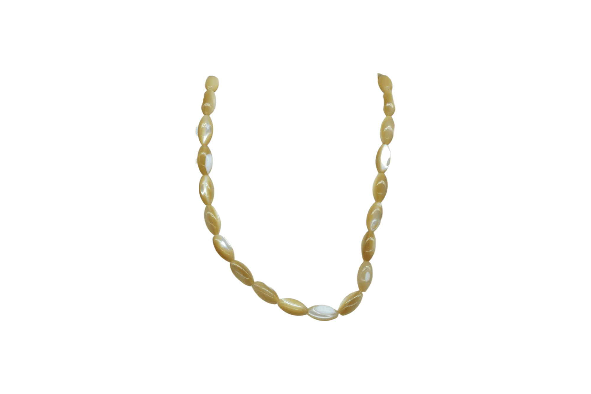 Tira de madre perla en forma oval | 6mm x 12mm