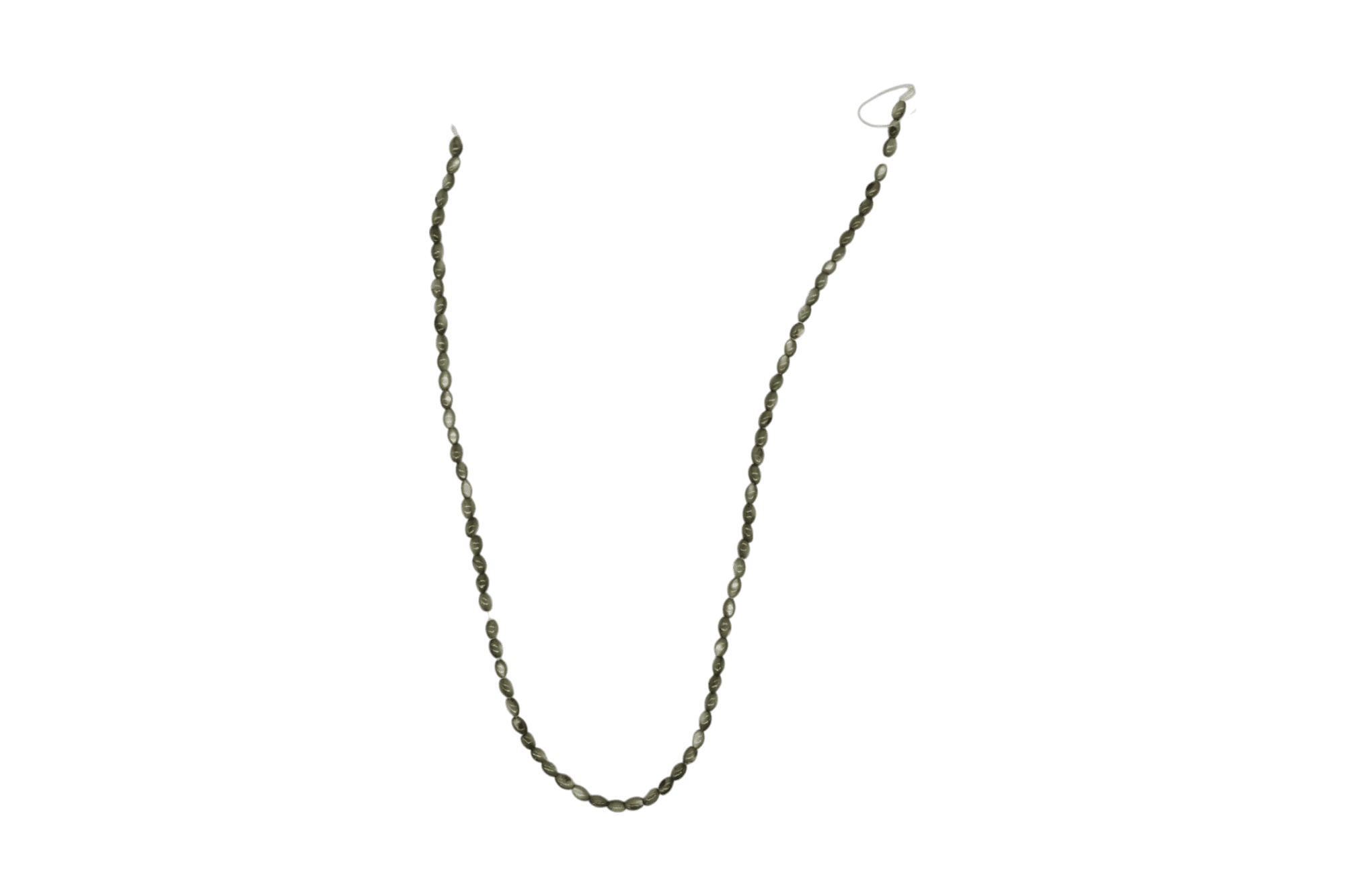 Tira de madre perla en forma oval | 3mm x 5mm | Negro - Imagen 2