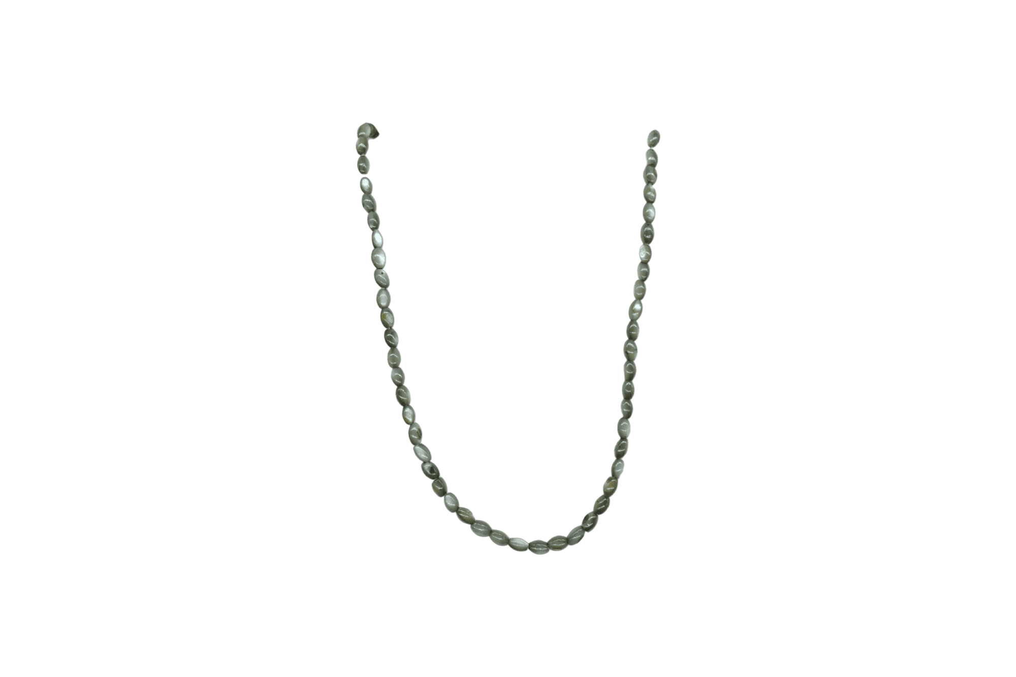 Tira de madre perla en forma oval | 3mm x 5mm | Negro