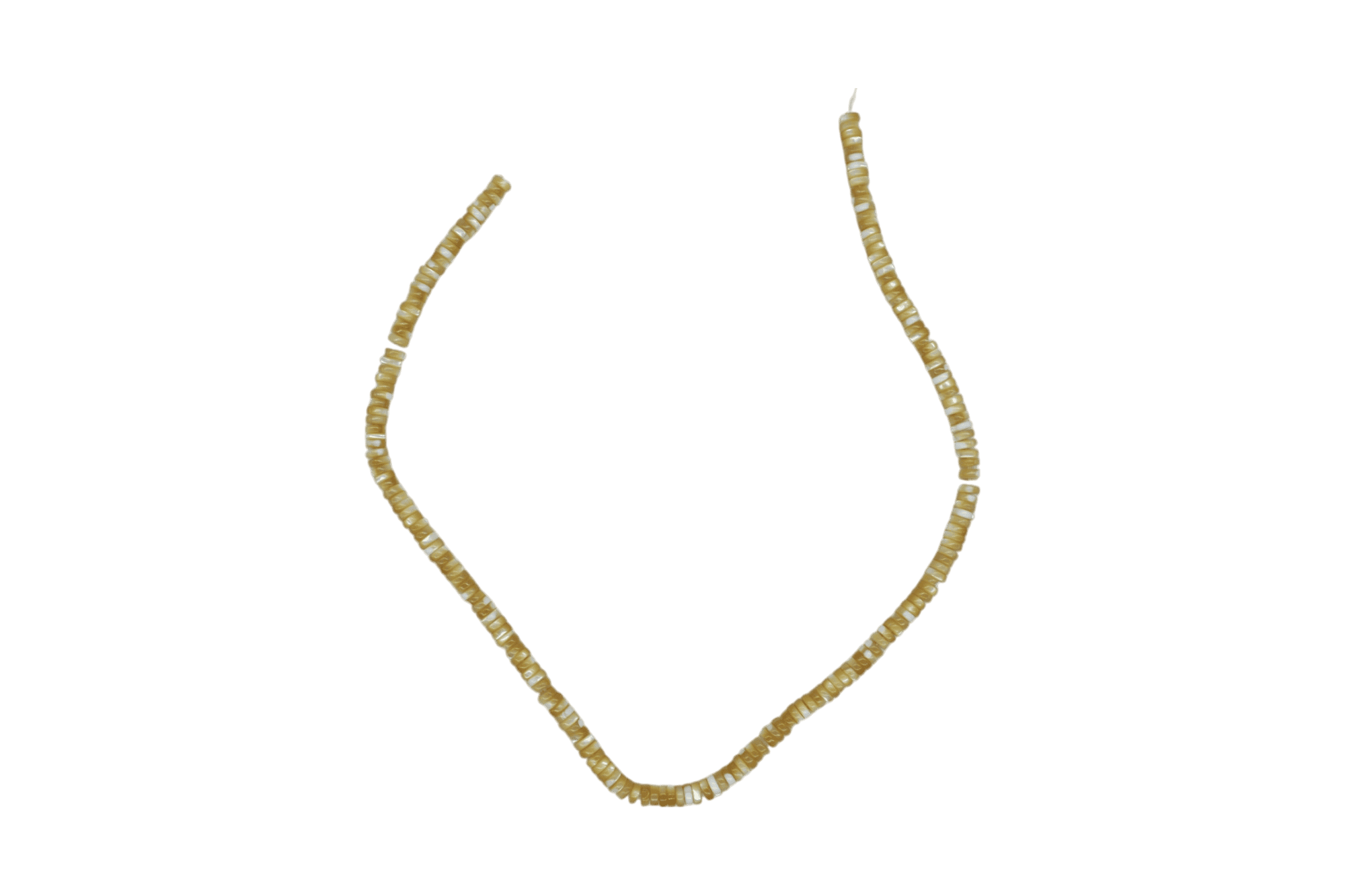 Tira de madre perla en forma de puka | 2mm x 6mm - Imagen 2