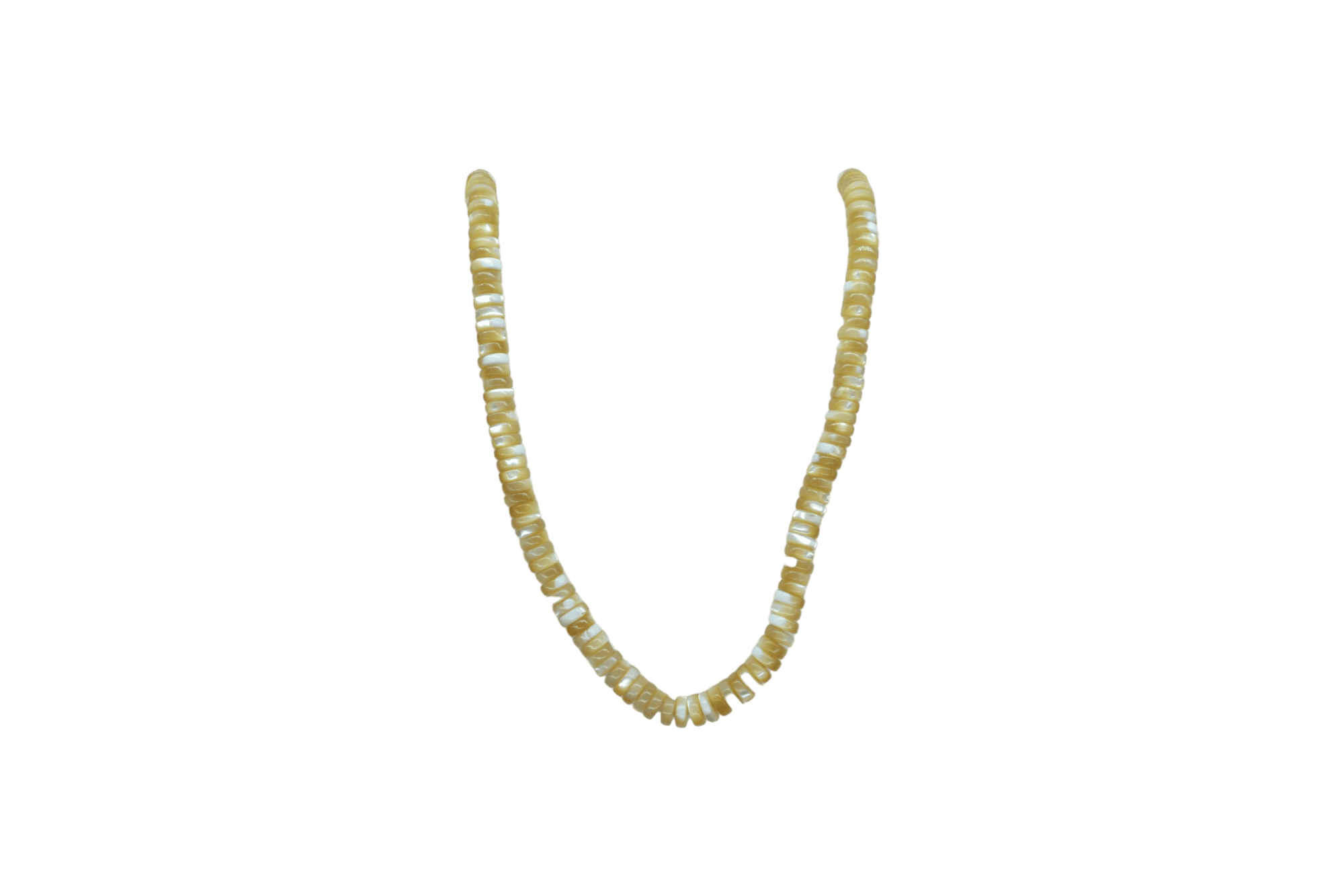 Tira de madre perla en forma de puka | 2mm x 6mm