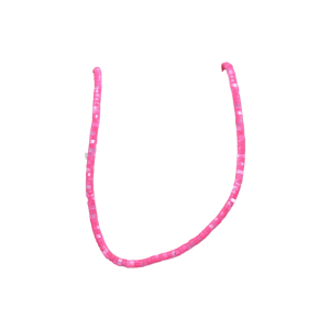 Tira de madre perla en forma de puka | 2mm x 4mm | Rosa fuerte