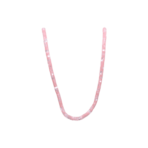Tira de madre perla en forma de puka | 2mm x 4mm | Rosa