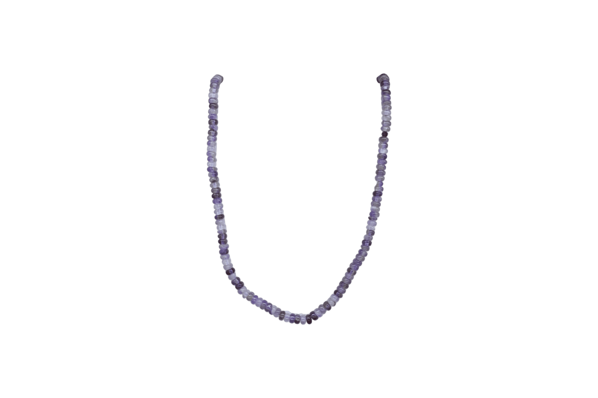 Tira de cuarzo amatista en forma de dona | 2mm x 4mm