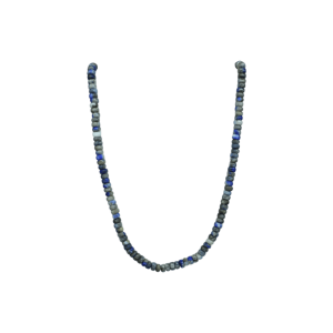 Tira de piedra lapislázuli en forma de dona | 2mm x 4mm