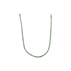 Tira de cuarzo verde en forma de tubo | 2mm x 4mm