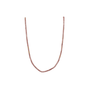 Tira de piedra rodonita en forma de tubo | 2mm x 4mm