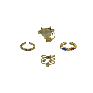 ANILLOS DE LATÓN AJUSTABLES DE DIFERENTES FIGURAS