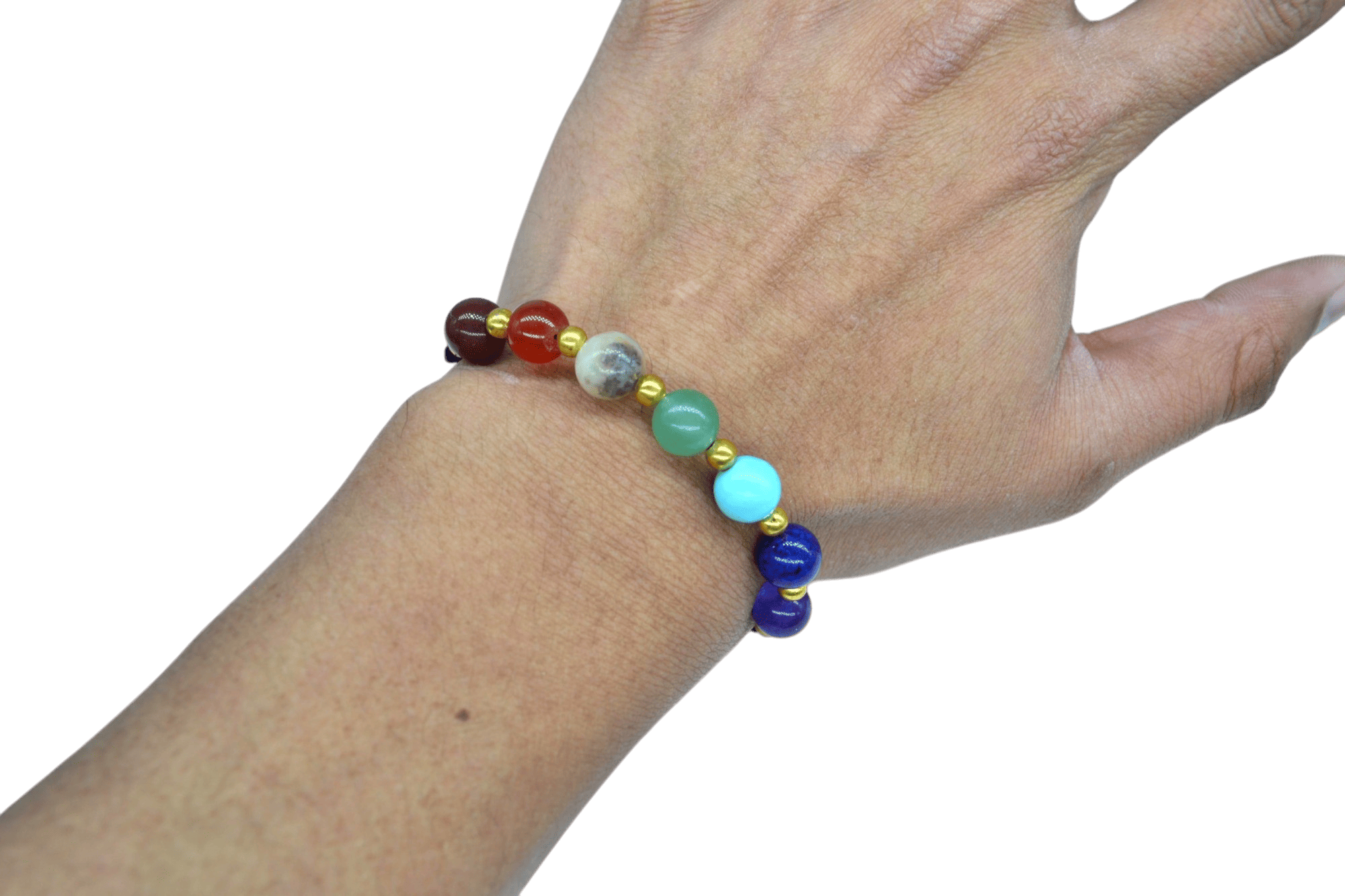Pulsera ajustable de los 7 Chacras - Imagen 2
