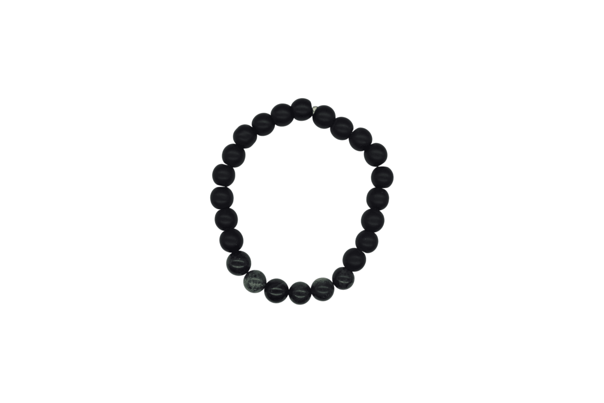 Pulsera de ónix con piedra jaspe verde