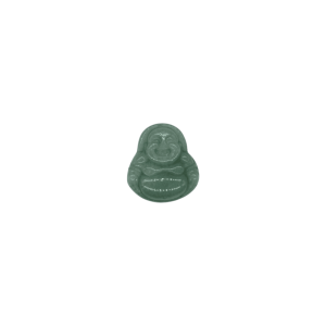 Dije forma de buda de cuarzo verde